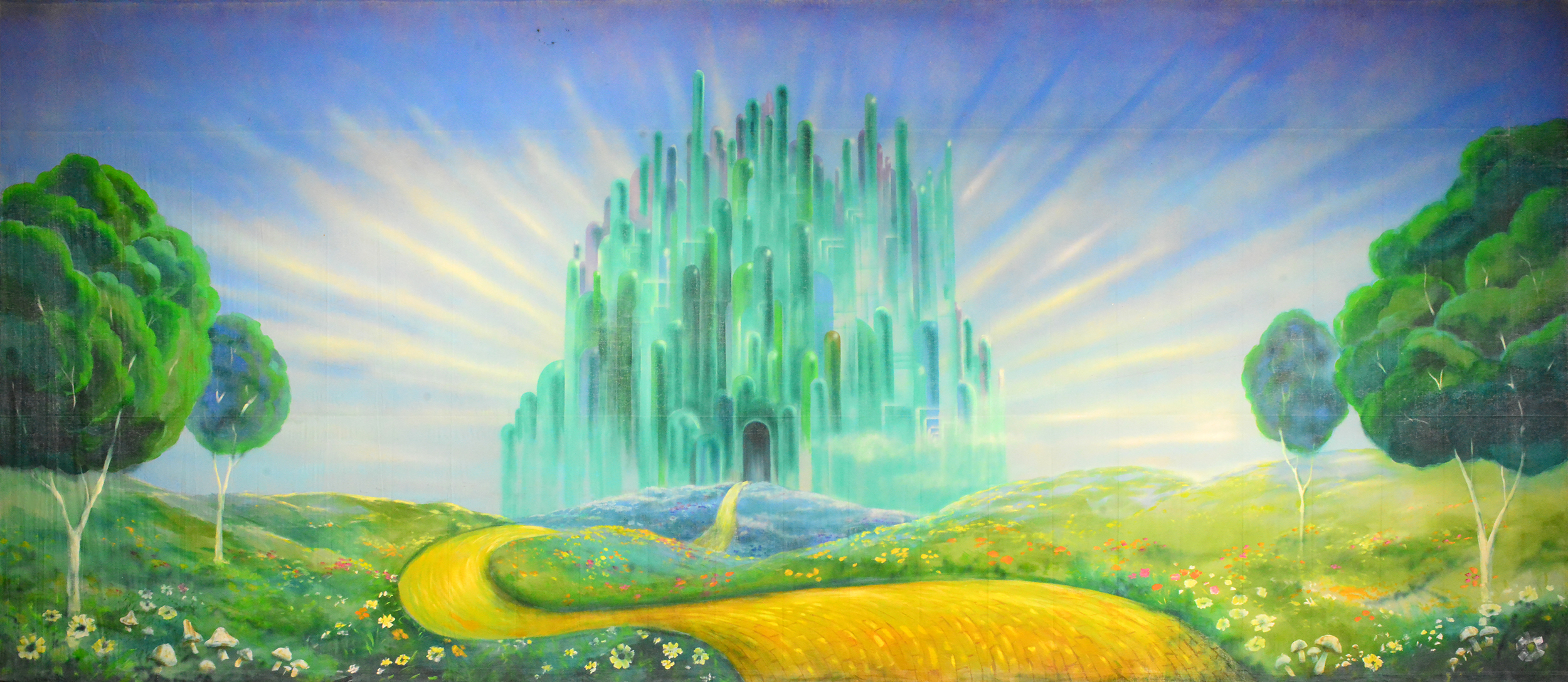 Emerald City backdrop S1602