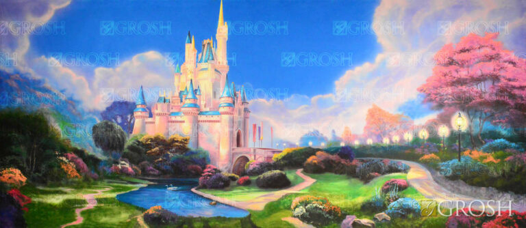 Fairytale Castle backdrop ES80612