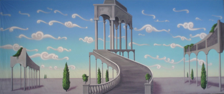 Fantasy Staircase Backdrop