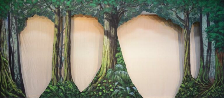 Forest Arch with Cut Outs backdrop S3448 3