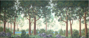 Rocky Forest Backdrop