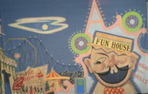 Fun House Carnival Backdrop