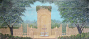 Legacy Garden Fountain Backdrop