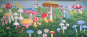 Giant Mushrooms Backdrop