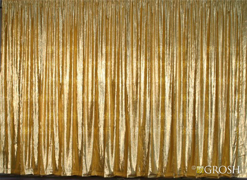 Gold Laminette Drape Backdrop