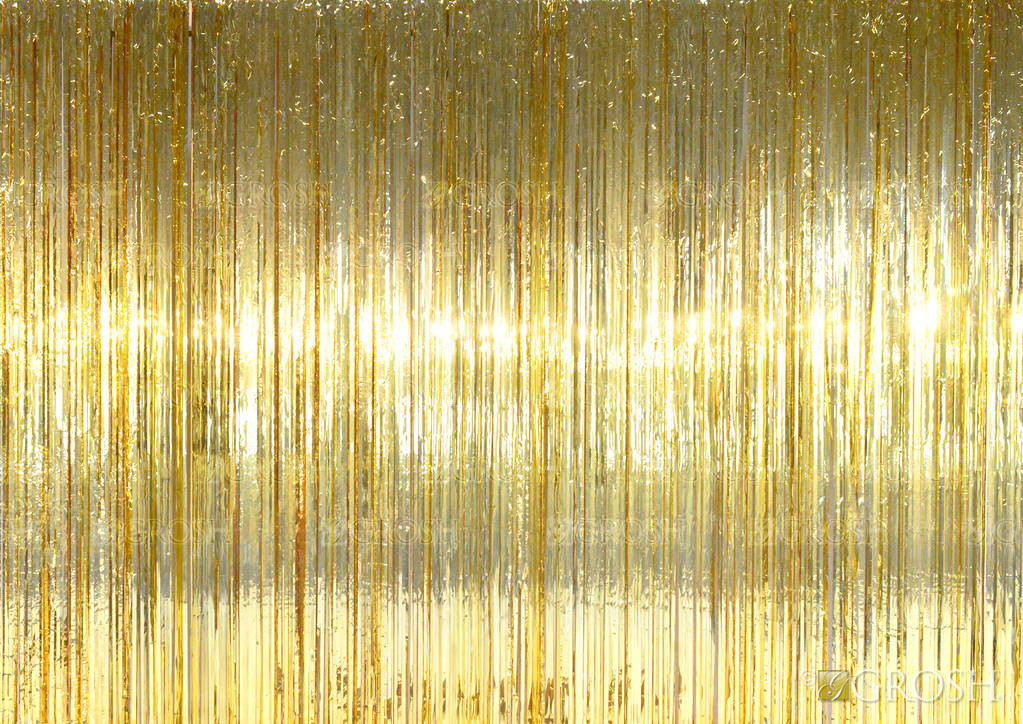 Gold Rain Curtain