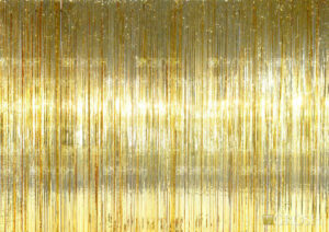 Gold Rain Curtain Backdrop