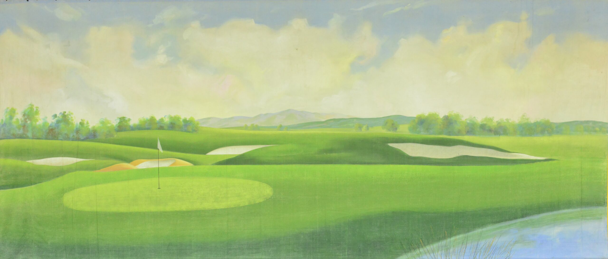 Golf Course Backdrop