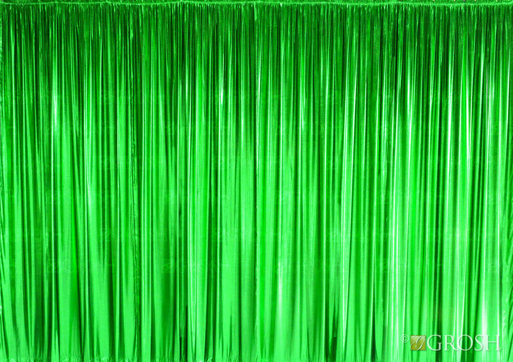 Green Casino Drapery