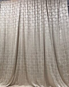 Art Deco Grey Damask Backdrop