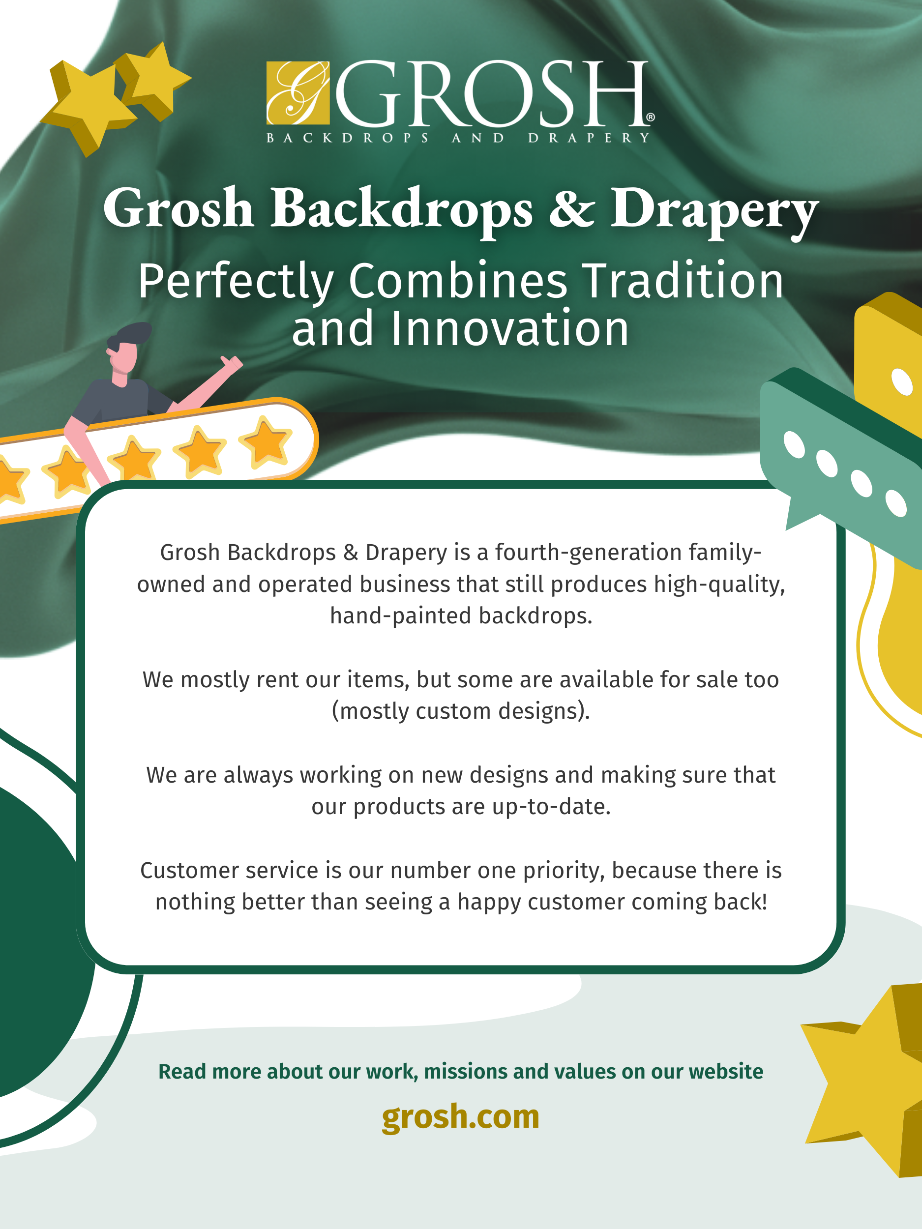 Grosh Backdrops Drapery Perfectly Combines Tradition and Innovation 1