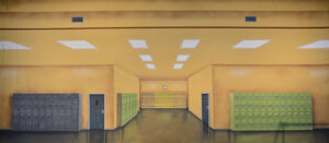 School Hallway Backdrop