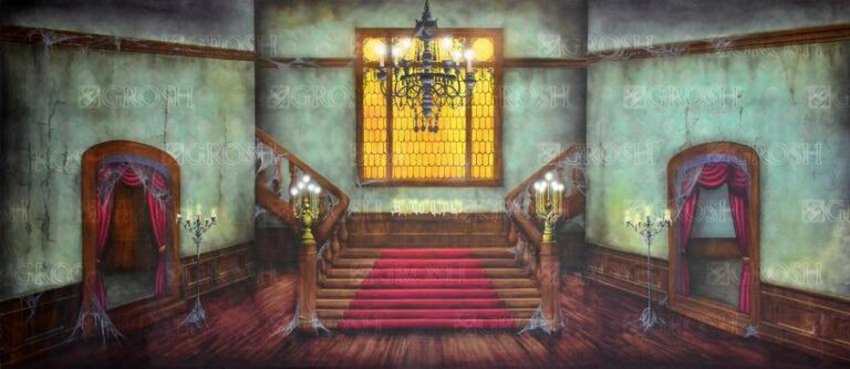 Haunted Mansion Interior backdrop ES7948 2