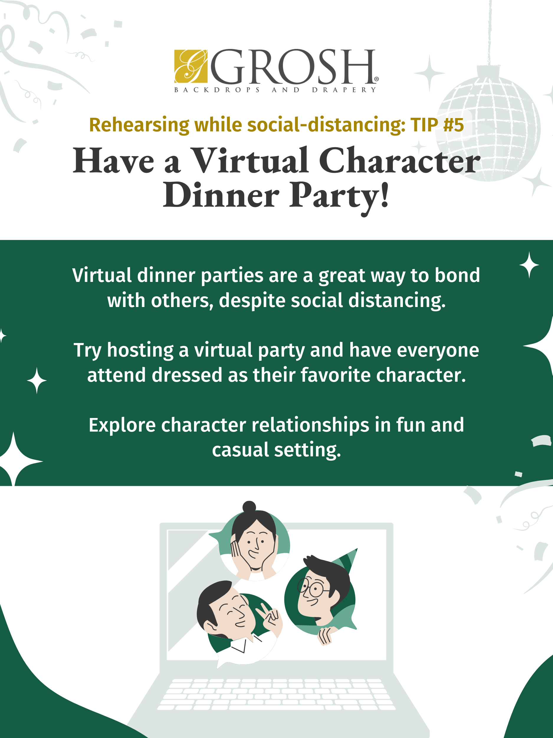 Have a Virtual Character Dinner Party
