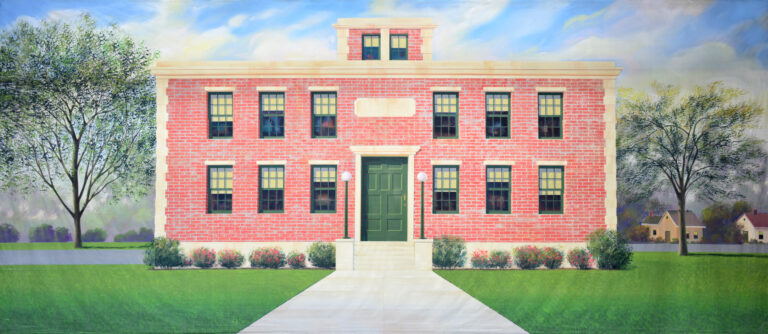 High School Exterior backdrop ES1744 1