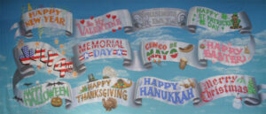 Holiday Montage Backdrop