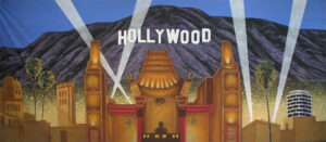 Hollywood Montage Backdrop