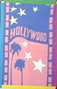 Hollywood Sign Banner Backdrop