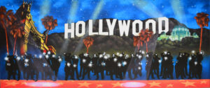 Hollywood Paparazzi Backdrop