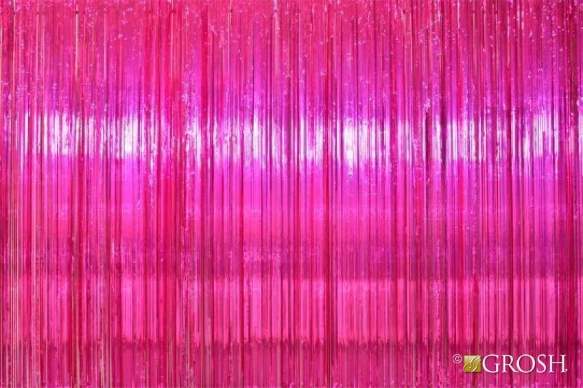 Hot Pink Rain Curtain