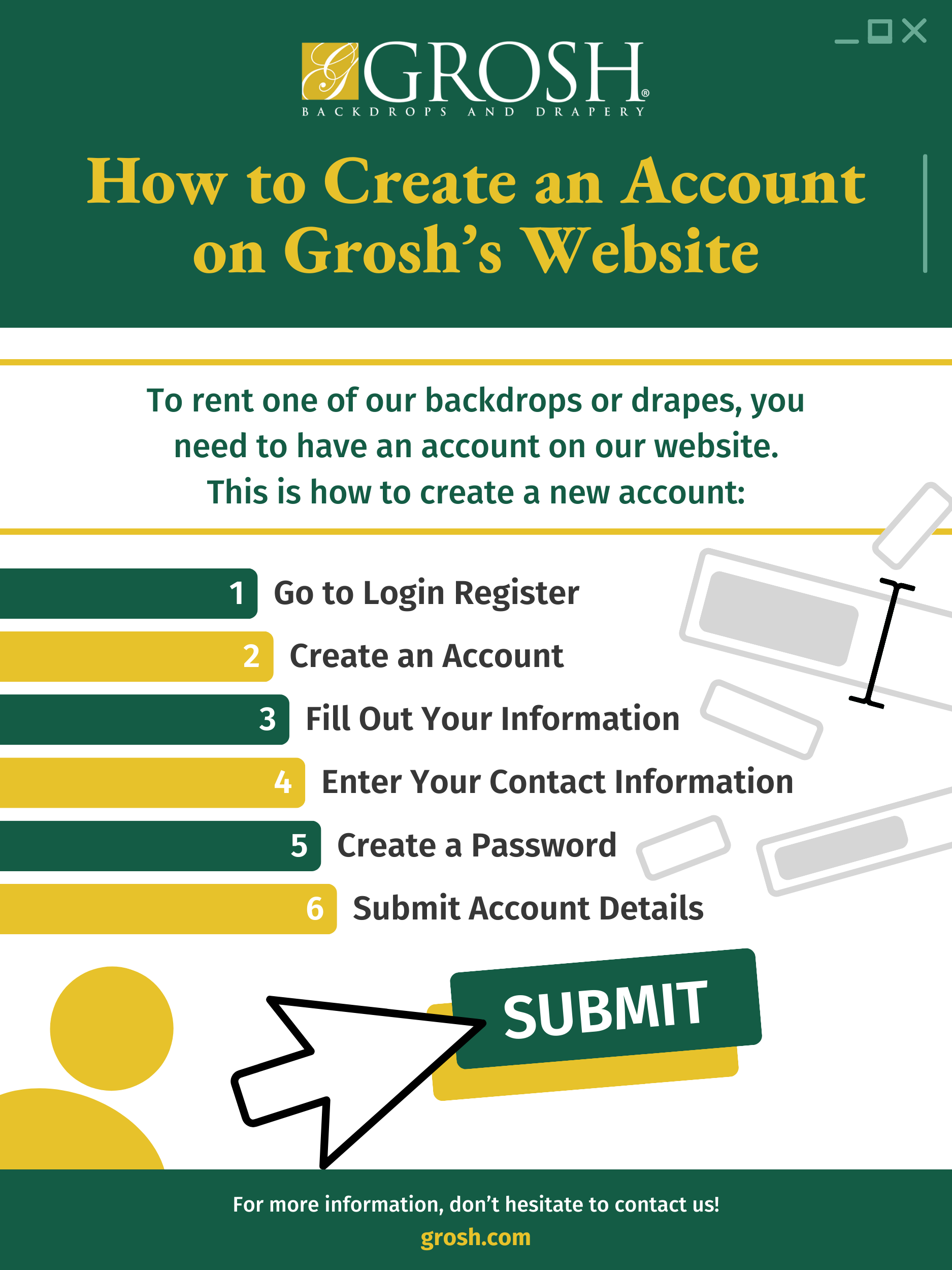 How to Create an Account on Groshs Website 1