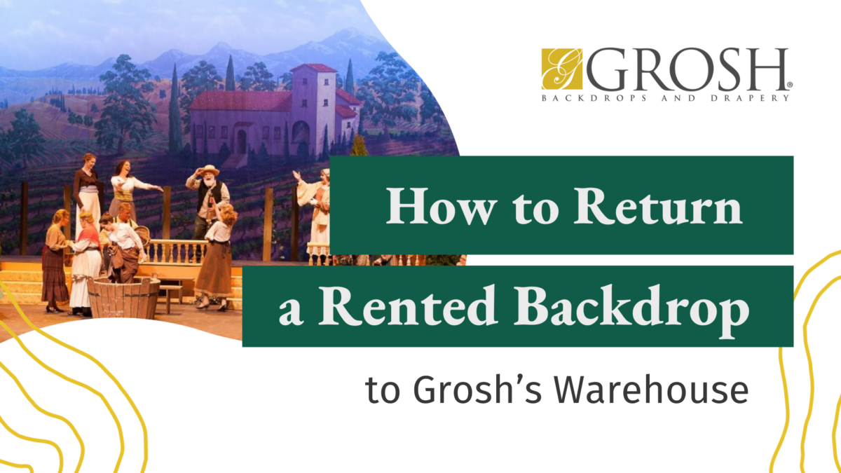 How to Return a Rented Backdrop to Grosh’s Warehouse – Grosh Backdrops