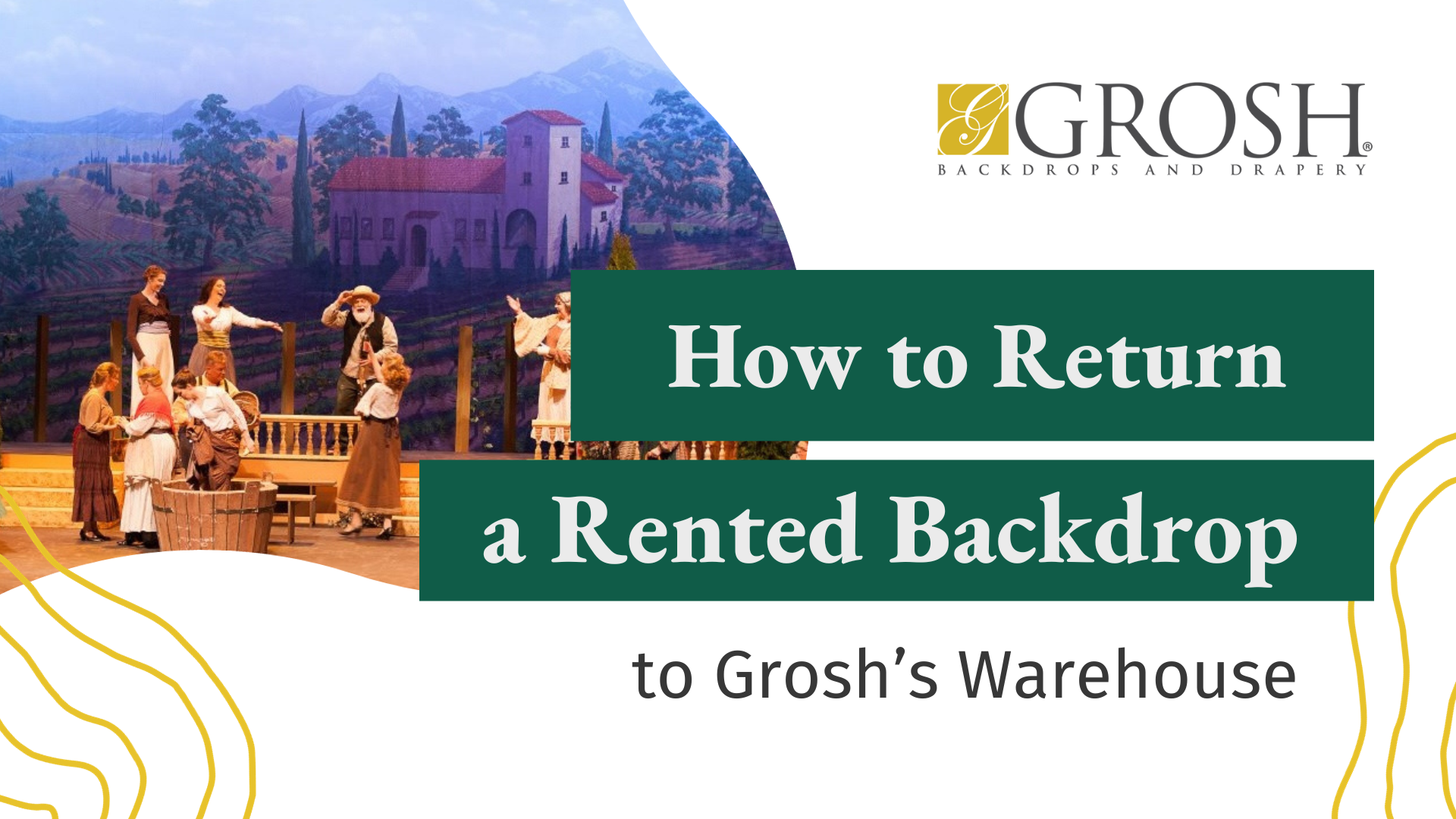 How to Return a Rented Backdrop to Groshs Warehouse 1