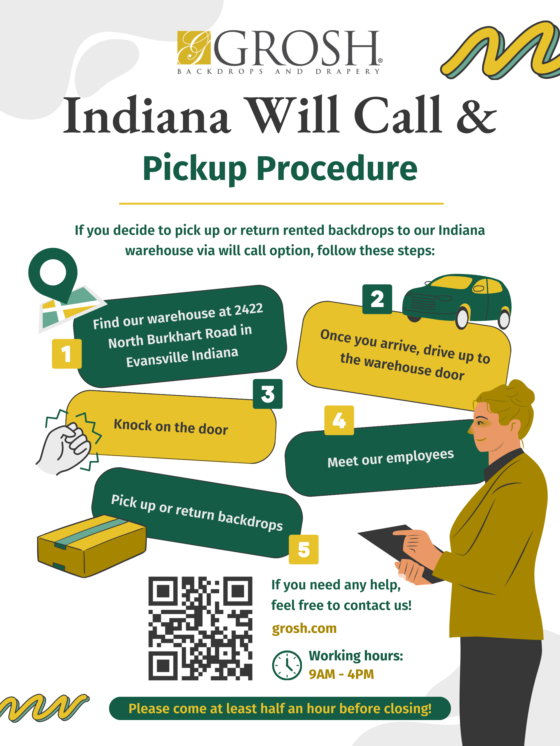 Indiana Will Call Pickup Procedure