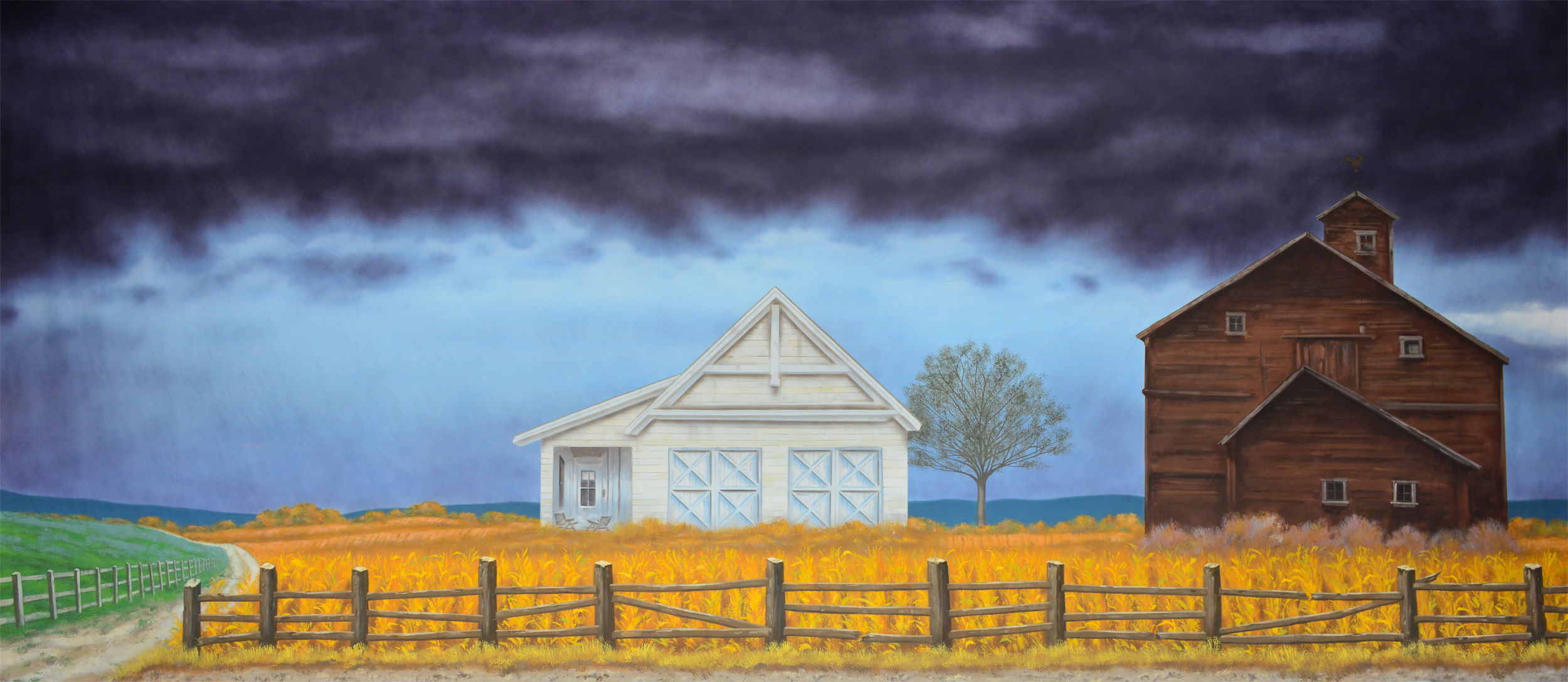 Kansas Farm backdrop ES8138