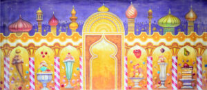 Kingdom of the Sweets Backdrop