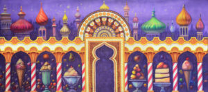 Kingdom of the Sweets Backdrop