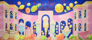 Fruit Land of the Sweets Backdrop