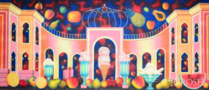 Fruit Land of the Sweets Backdrop