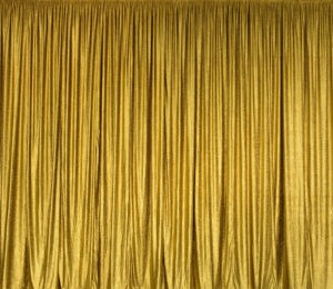 Metallic Gold Boucle Drape Backdrop