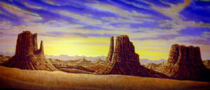 Monument Valley Landscape Backdrop