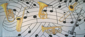 Musical Instruments Backdrop