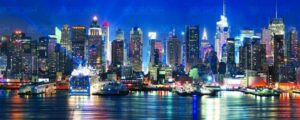 Photorealistic New York Skyline Backdrop