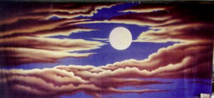 Full Moon Sky Backdrop