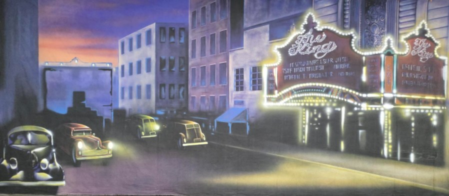Old Time Theater Backdrop