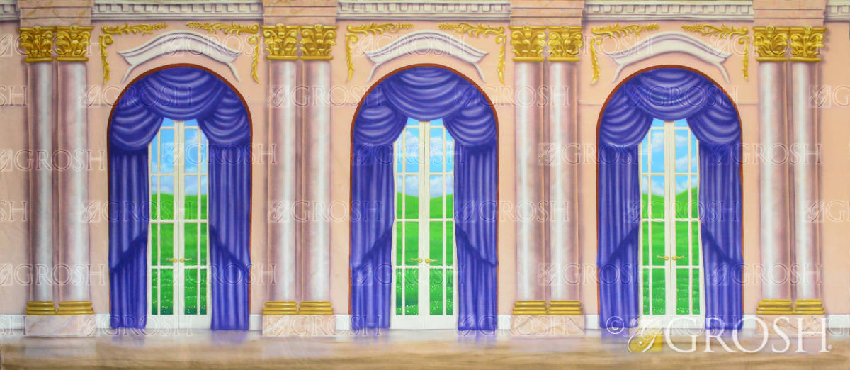 Ornate Palace Interior Backdrop