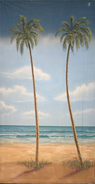 Tropical Beach Leg (SL) Backdrop