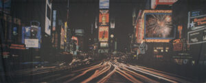 Photorealistic Times Square Backdrop