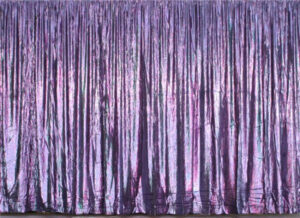 Purple Laminette Drape Backdrop
