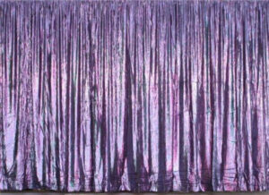 Purple Laminette Drape Backdrop