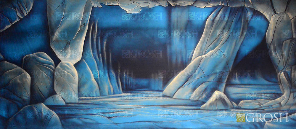 Blue Cave Backdrop