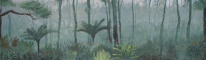 Misty Rainforest Backdrop