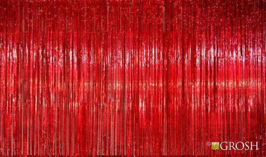 Red Rain Curtain