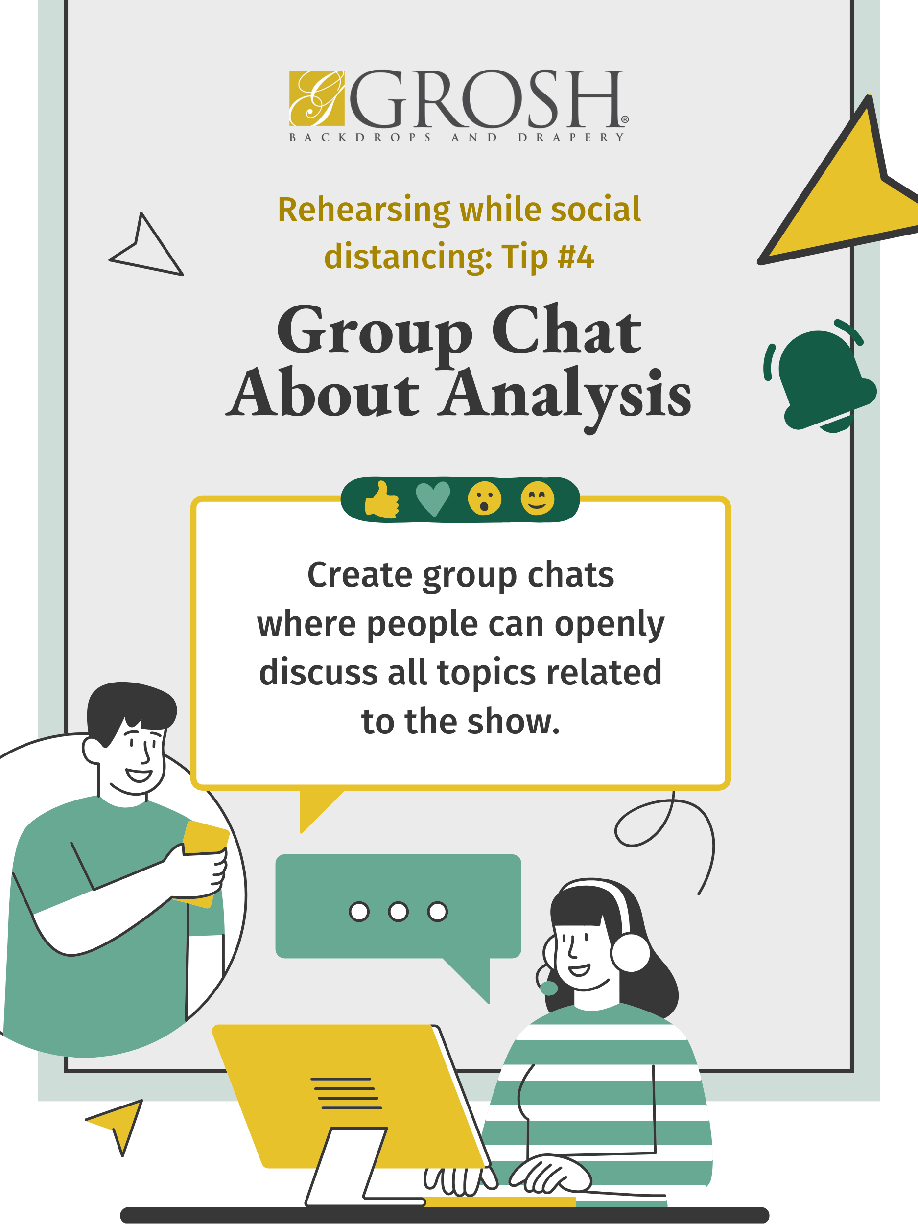 Rehearsing while social distancing Tip4 Group Chat About Analysis