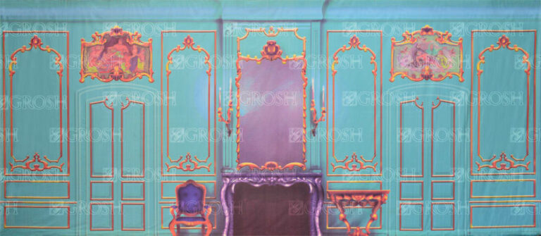 Resize Antique Blue Parlor Interior backdrop ES7175 3
