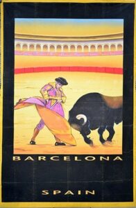 Barcelona Travel Banner Backdrop